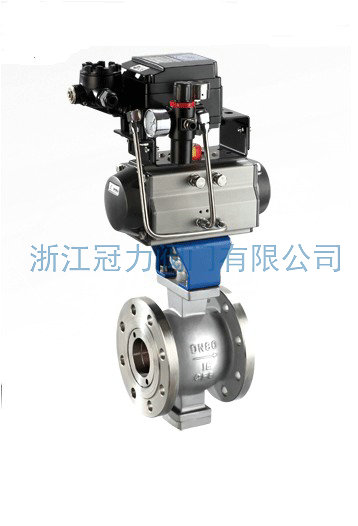 V型球閥：零部件少，使用操作方便！