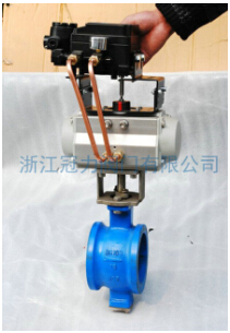 氣動V型調(diào)節(jié)球閥的兩種動作原理？